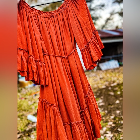 Dresses & Skirts - Rust boho dresses!